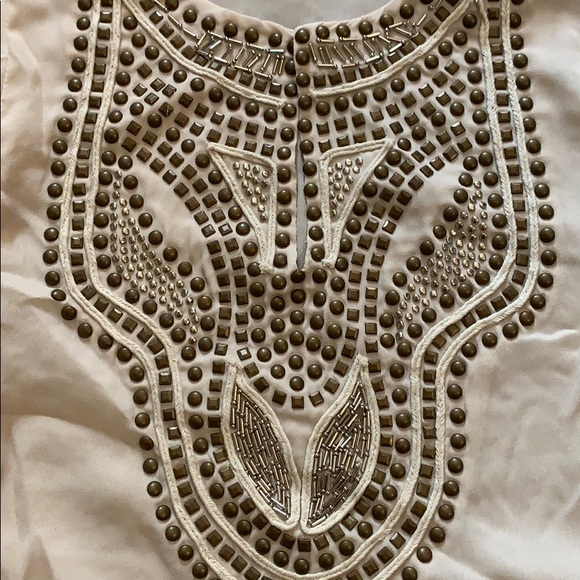 Studded Flutter Sleeve Top - Picture 3 of 6